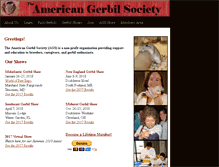 Tablet Screenshot of agsgerbils.org